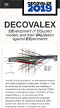 Mobile Screenshot of decovalex.org